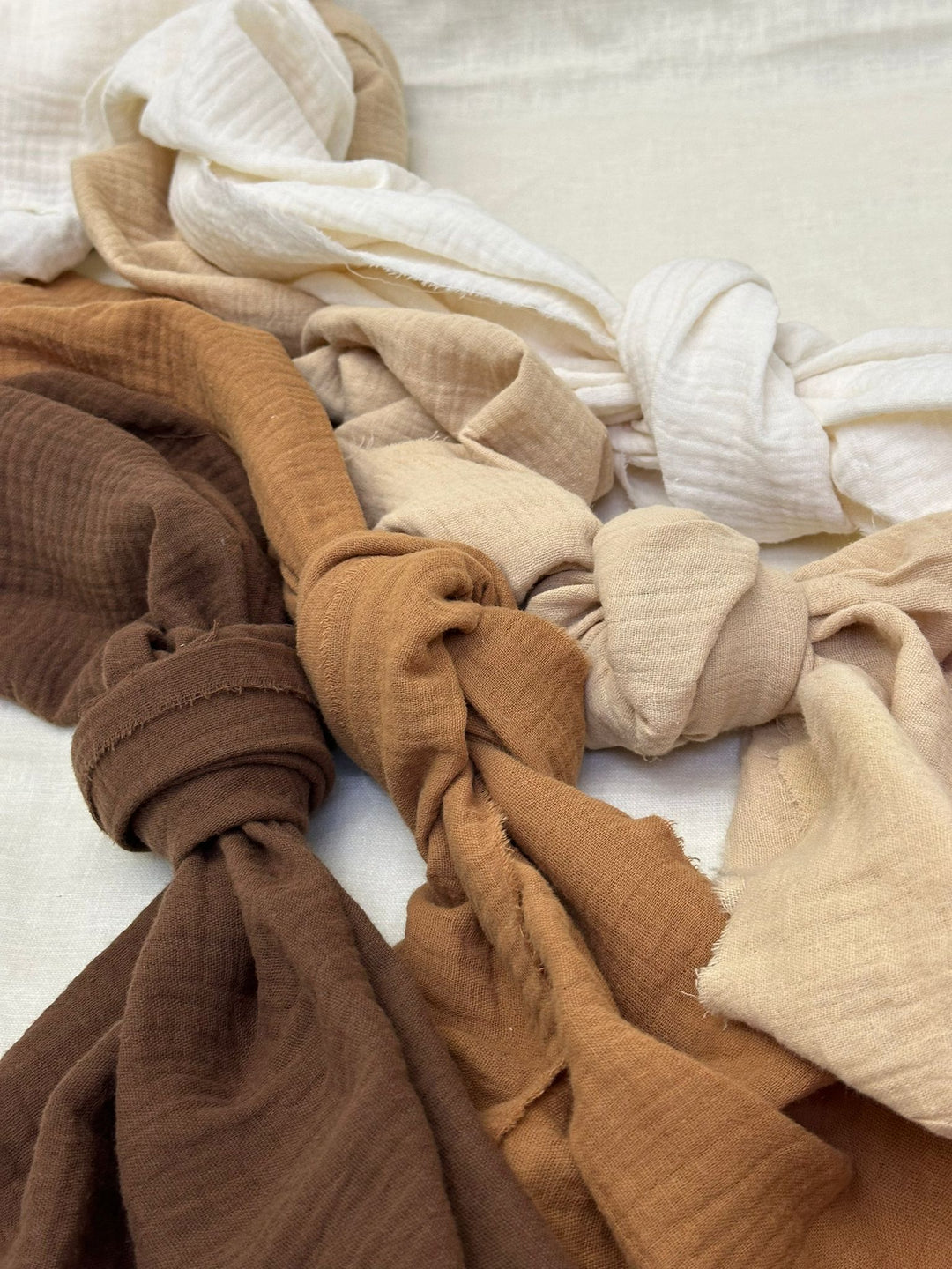 Double Gauze Muslin Fabric in Camel - 57" wide, sold by the yard