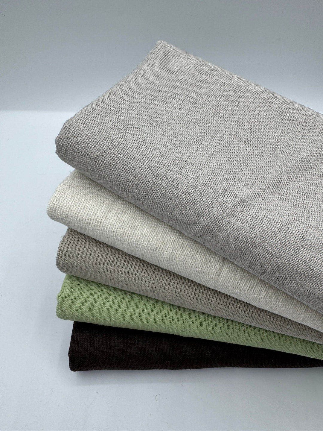 Viscose Linen Fabric in Ivory - 57" wide, sold by the yard