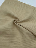 Double Gauze Muslin Fabric in Stone - 57" wide, sold by the yard
