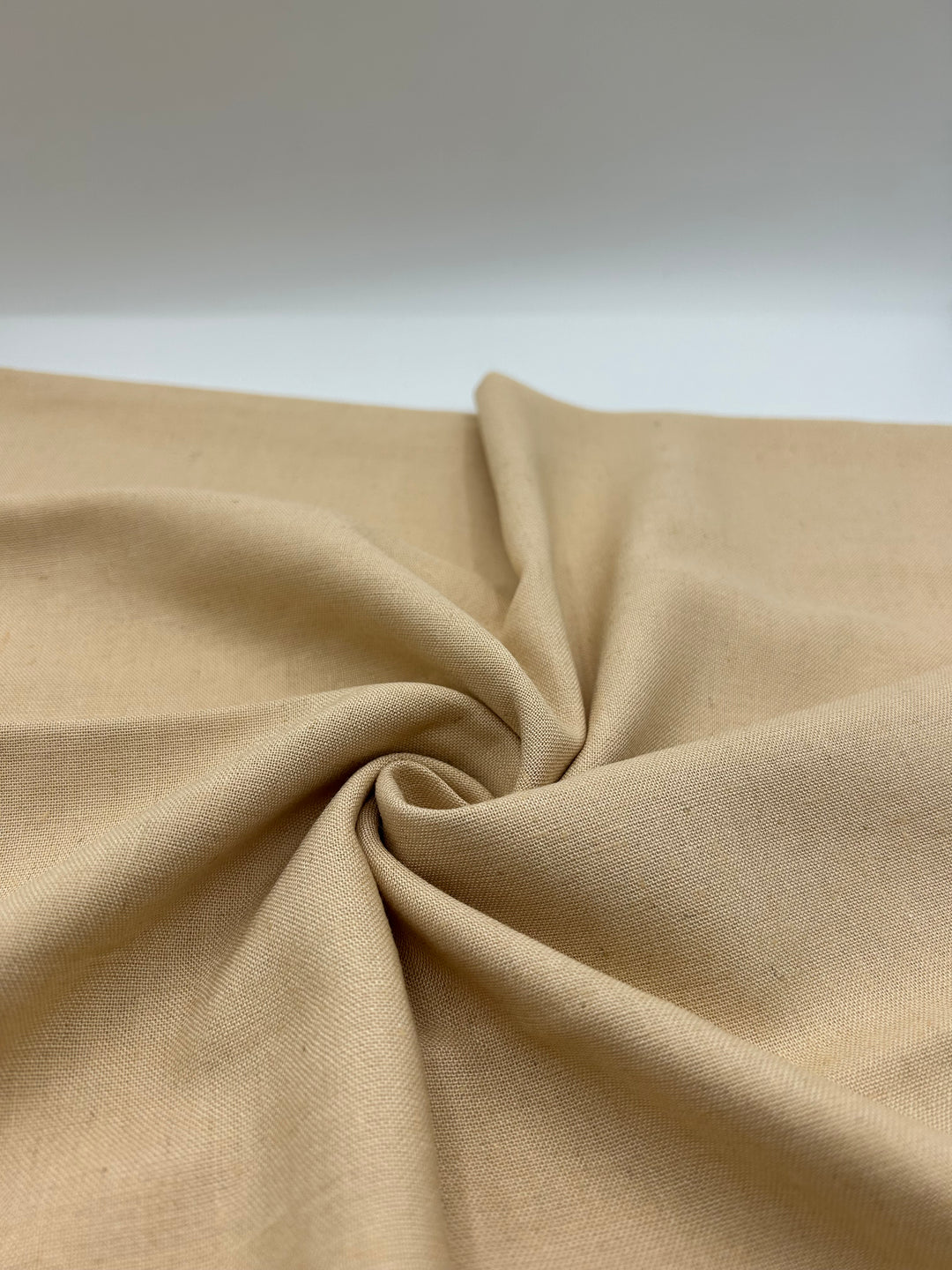 Viscose Linen Fabric in Warm Sand - 57" wide, sold by the yard