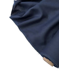 100% Linen Fabric Navy Blue
