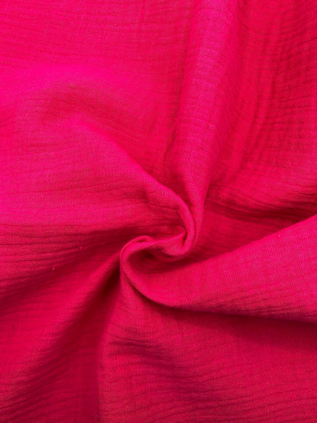 Double Gauze Muslin Fabric in Fuchsia - 57" wide, sold by the yard