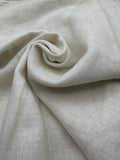 Viscose Linen Fabric in Ivory - 57" wide, sold by the yard