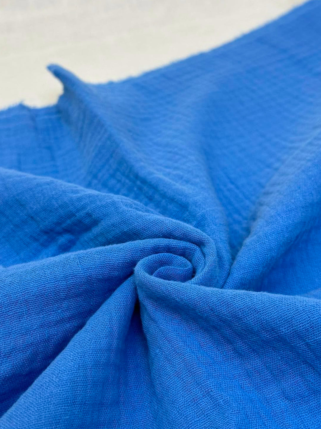 Double Gauze Muslin Fabric in Saxe Blue - 57" wide, sold by the yard