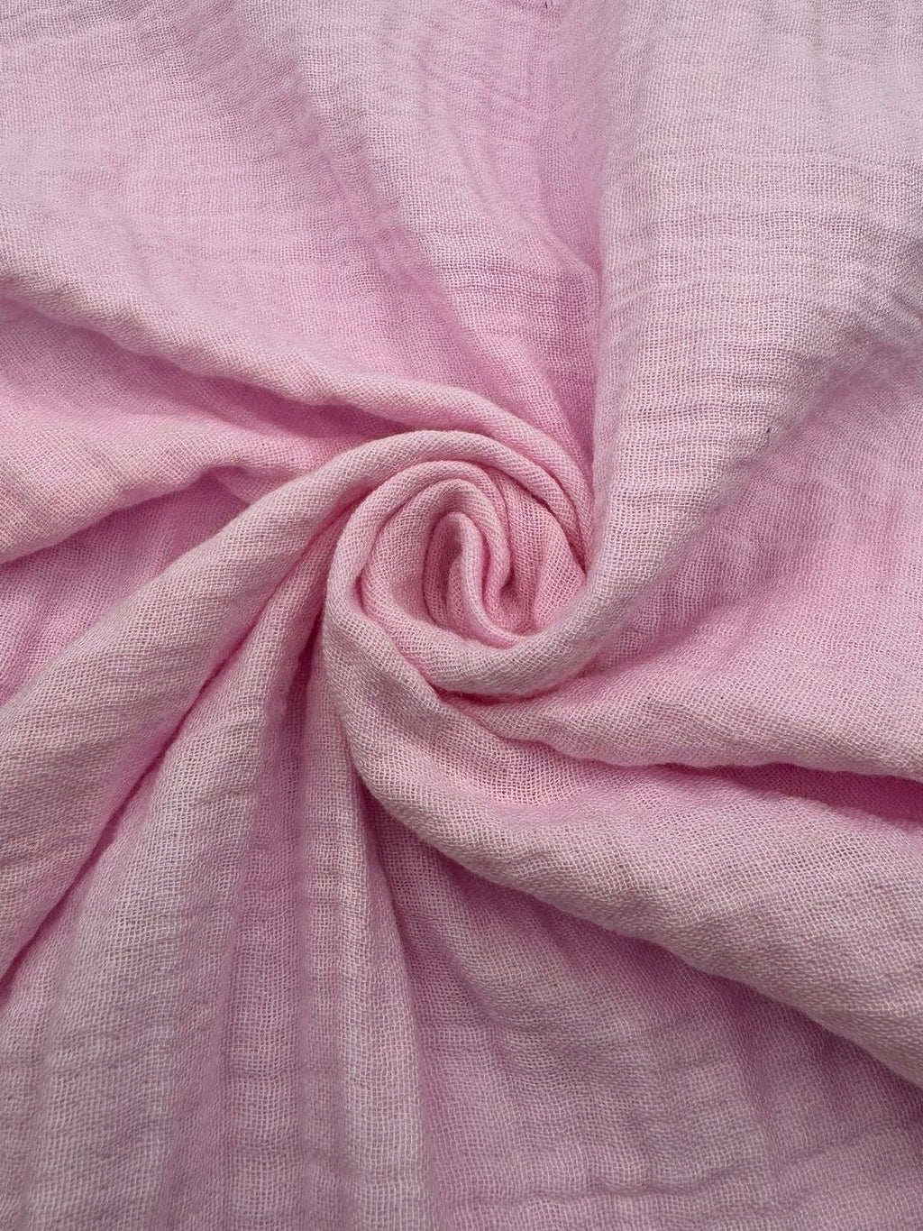 Double Gauze Muslin Fabric in Pink - 57" wide, sold by the yard