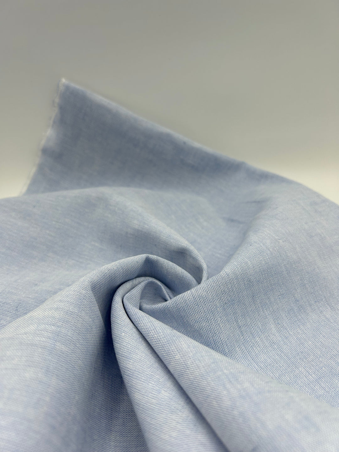 Cotton Linen Fabric in Blue - 57" wide, sold by the yard