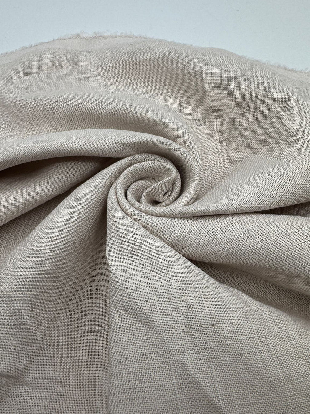 100% Linen Fabric in Stone Blush - 57" wide, sold by the yard