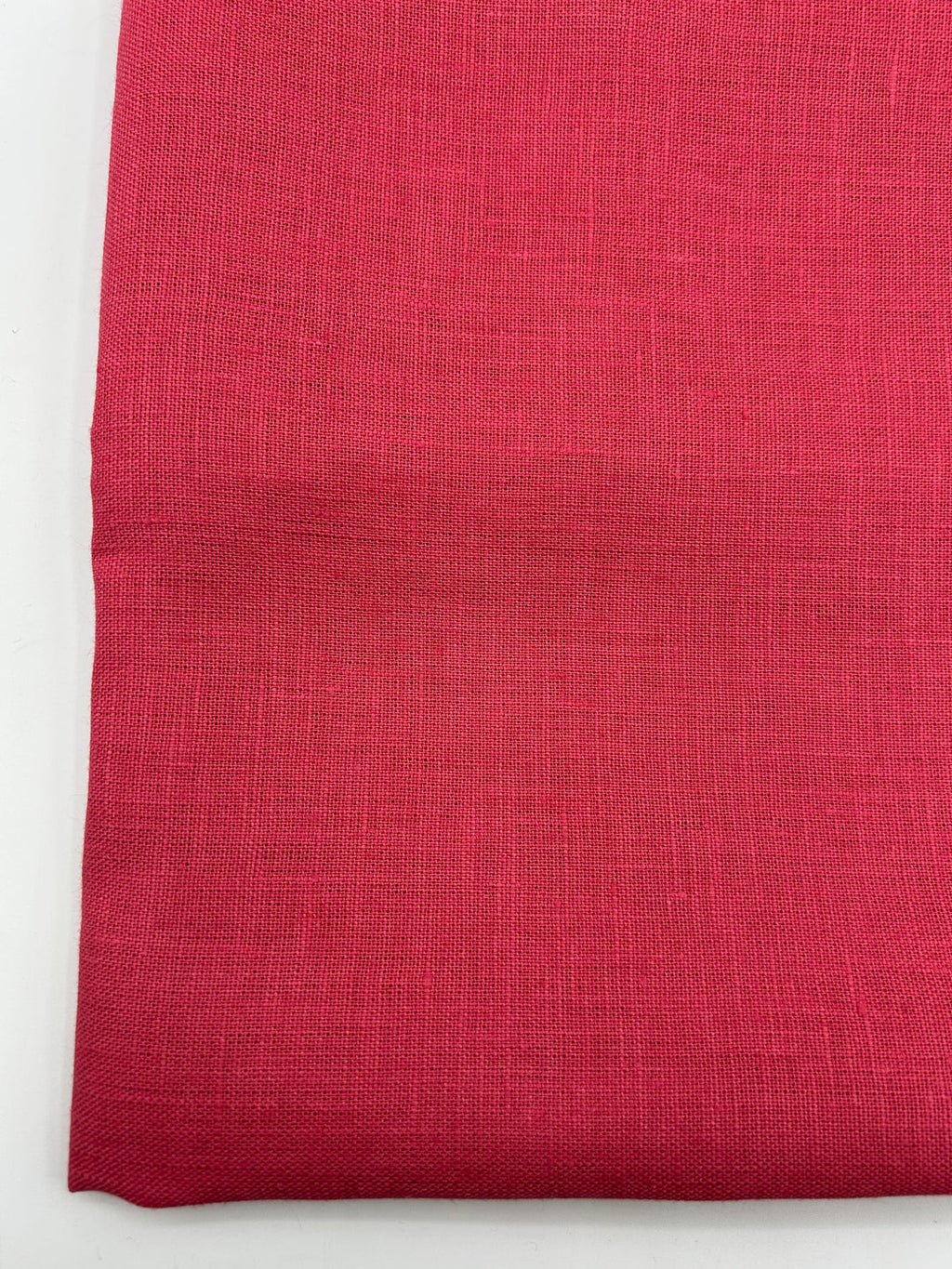 100% Linen Fabric in Pomegranate - 57" wide, sold by the yard