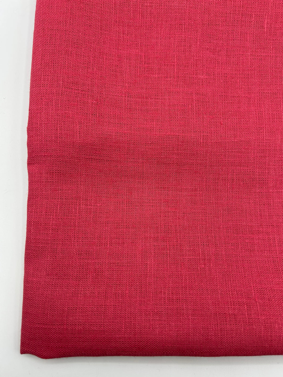 100% Linen Fabric in Pomegranate - 57" wide, sold by the yard