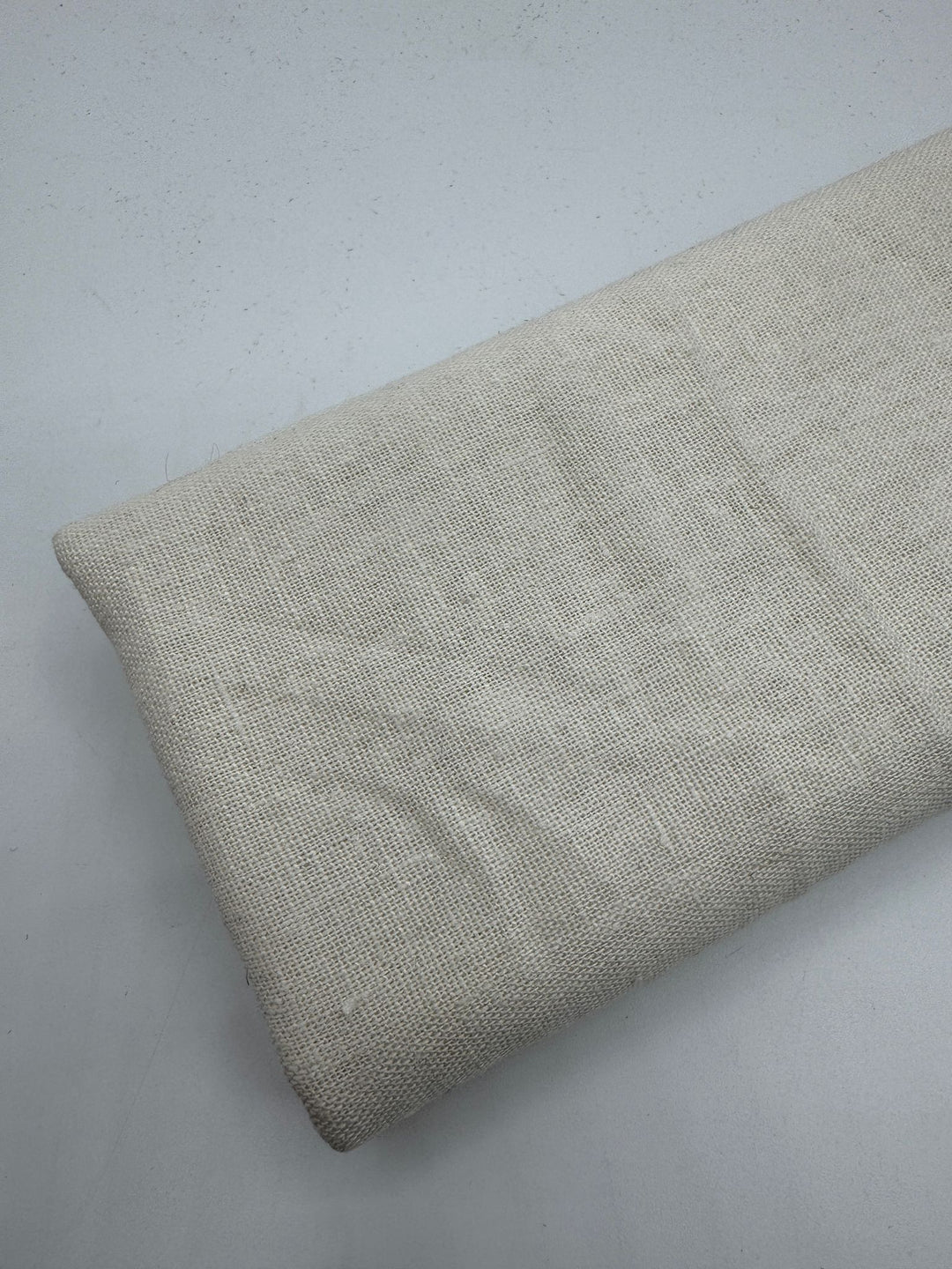 Viscose Linen Fabric in Ivory - 57" wide, sold by the yard