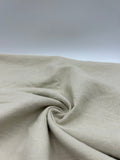 Cotton Linen Fabric in Cream - 57" wide, sold by the yard