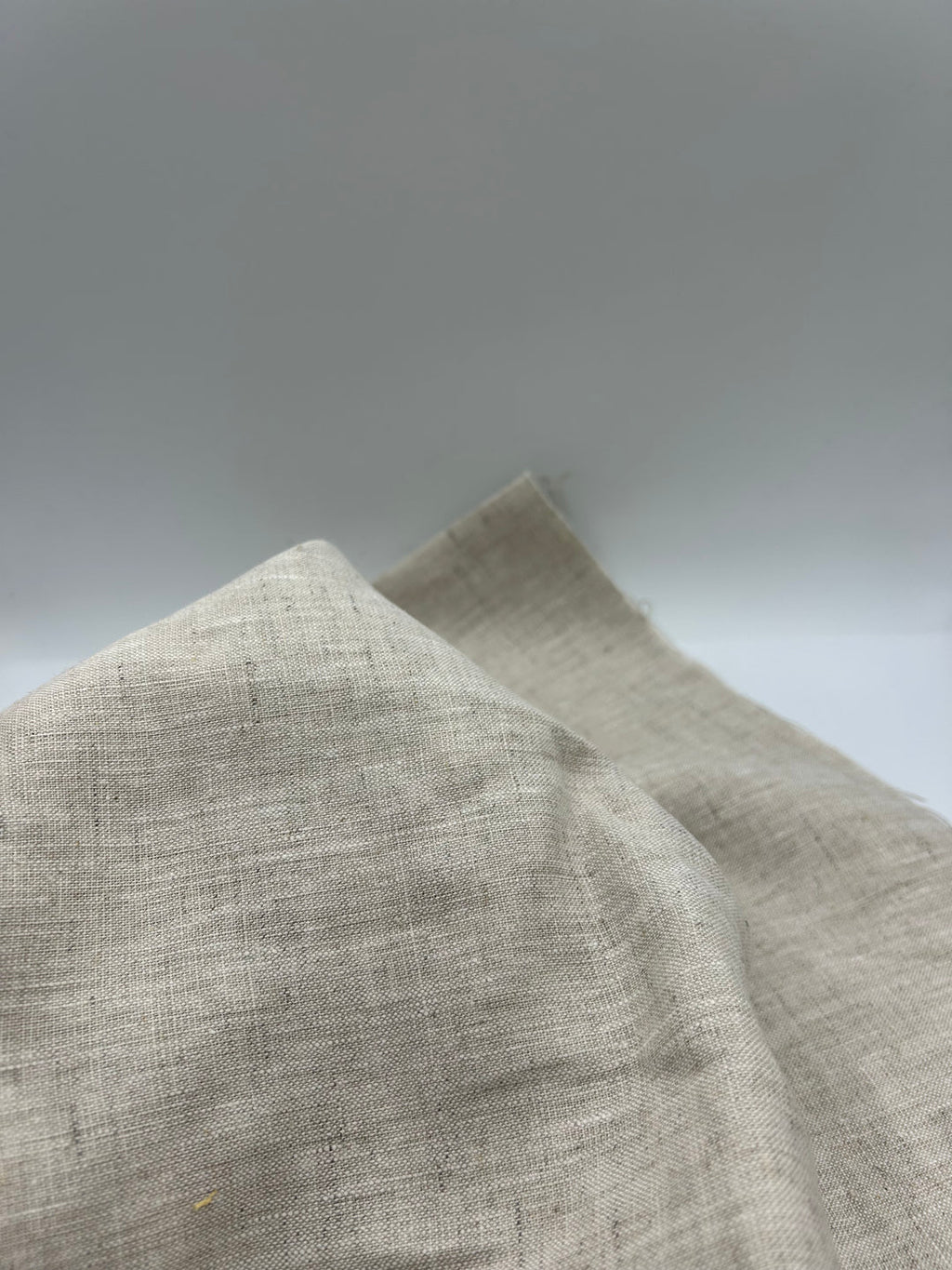 100% Linen Fabric in Natural - 57" wide, sold by the yard