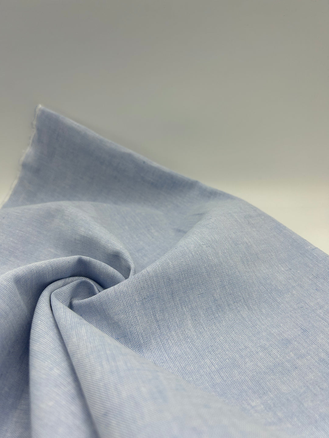 Cotton Linen Fabric in Blue - 57" wide, sold by the yard