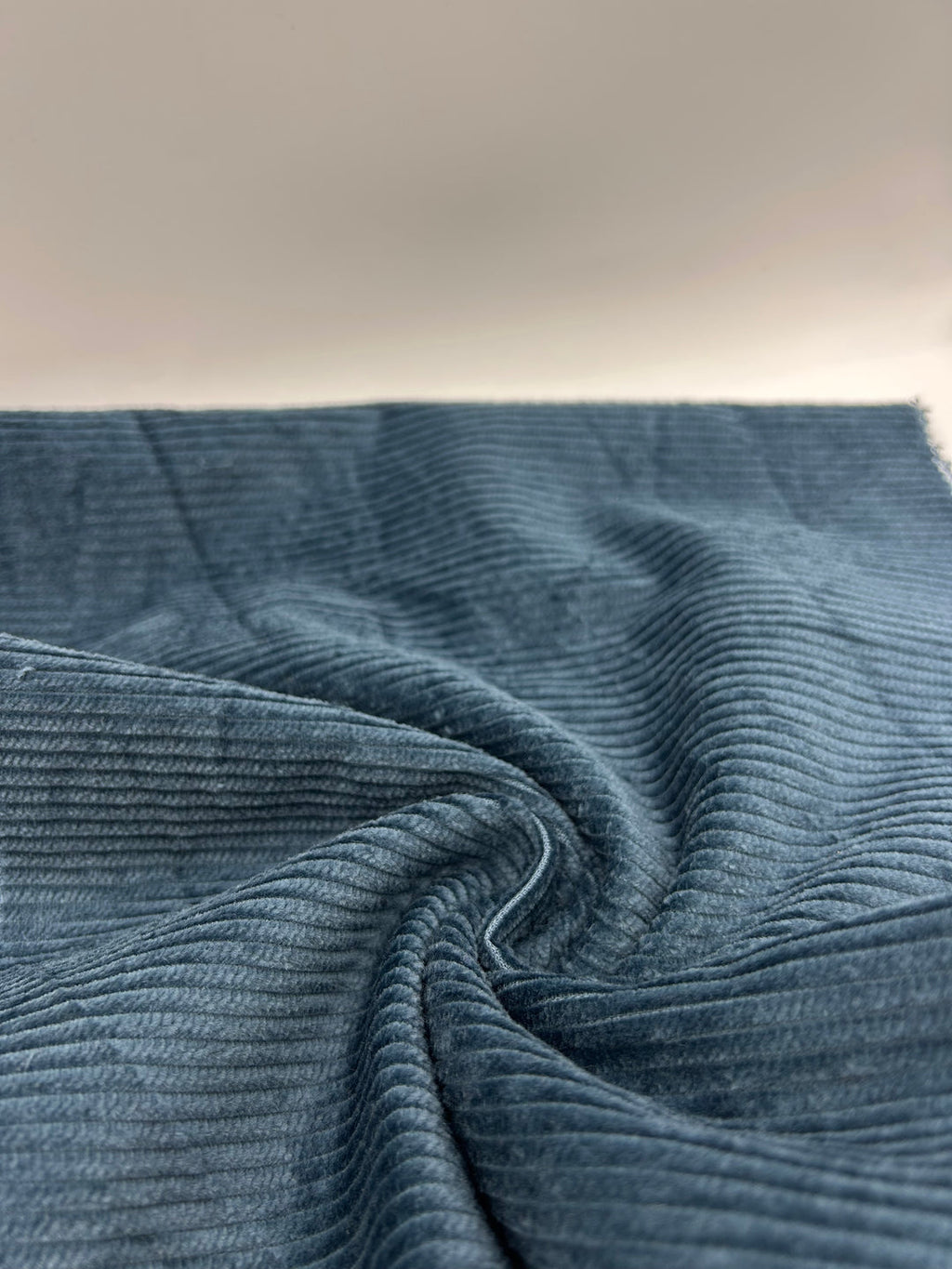 Corduroy Fabric in Indigo - 57" wide, sold by the yard