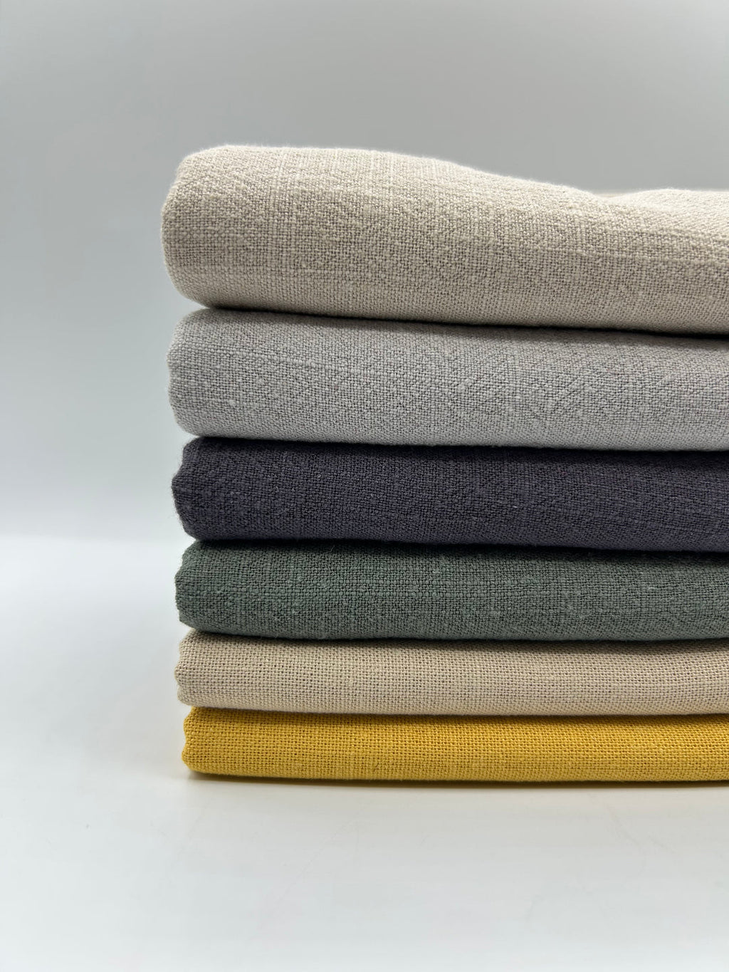Viscose Linen Fabric in Grey - 57" wide, sold by the yard