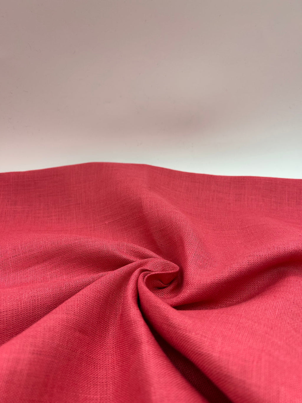 100% Linen Fabric in Pomegranate - 57" wide, sold by the yard