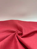 100% Linen Fabric in Pomegranate - 57" wide, sold by the yard