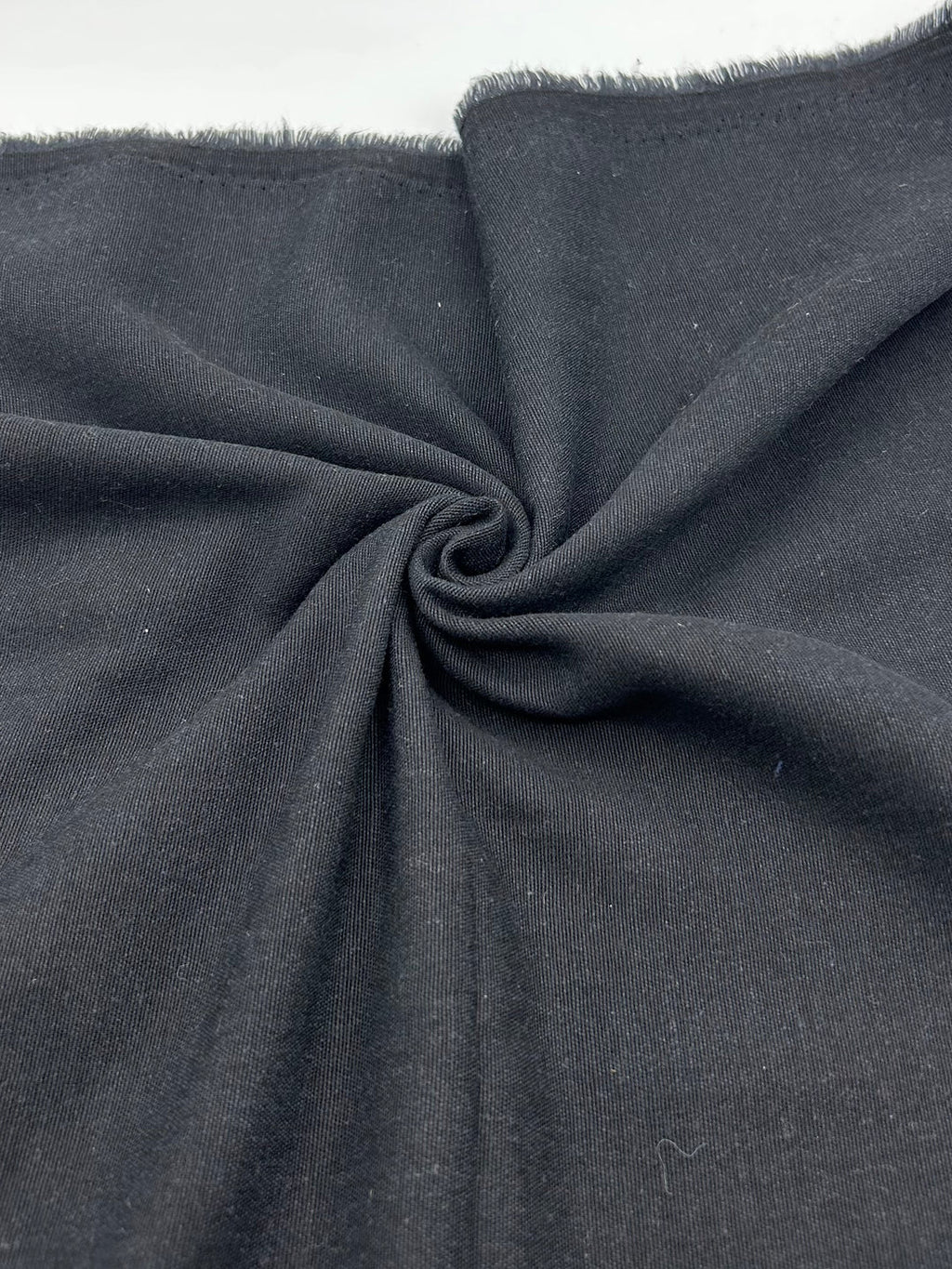 Viscose Linen Fabric in Black - 57" wide, sold by the yard