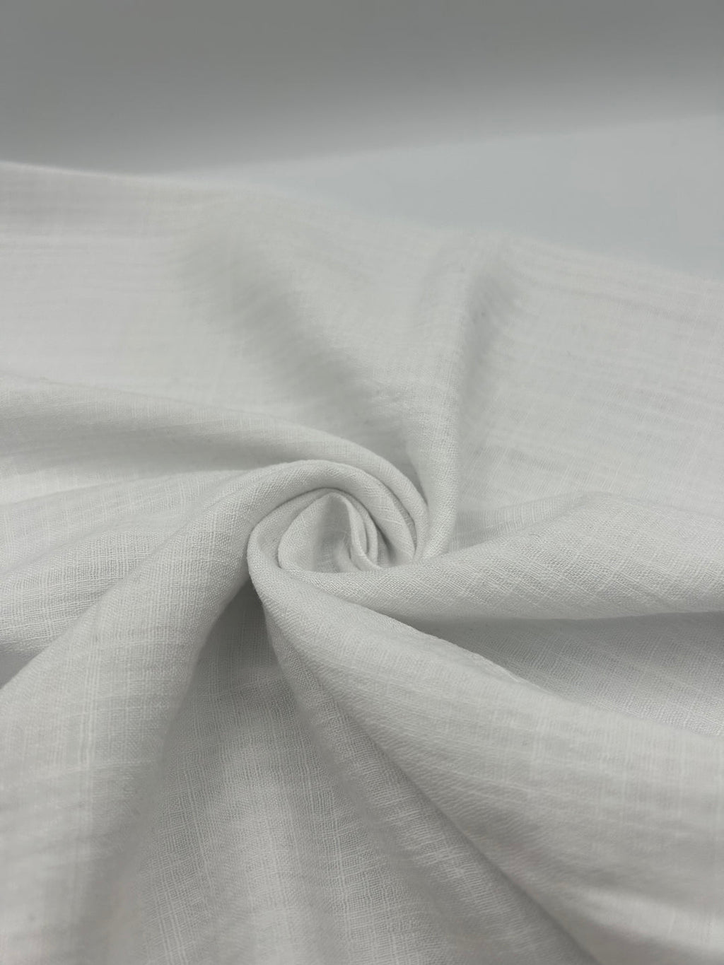 Cotton Linen Fabric in Optic White - 57" wide, sold by the yard