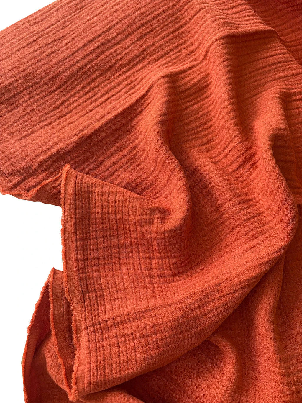 4-Layer 100% Cotton Terracotta Muslin Fabric