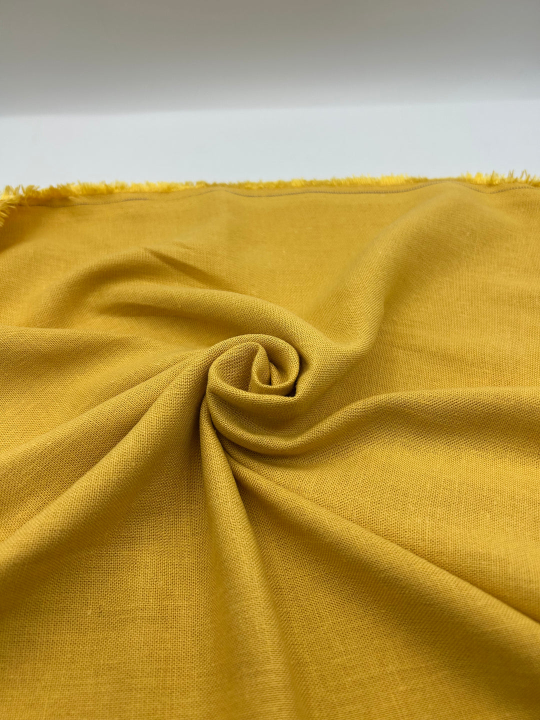 Viscose Linen Fabric in Yellow - 57" wide, sold by the yard