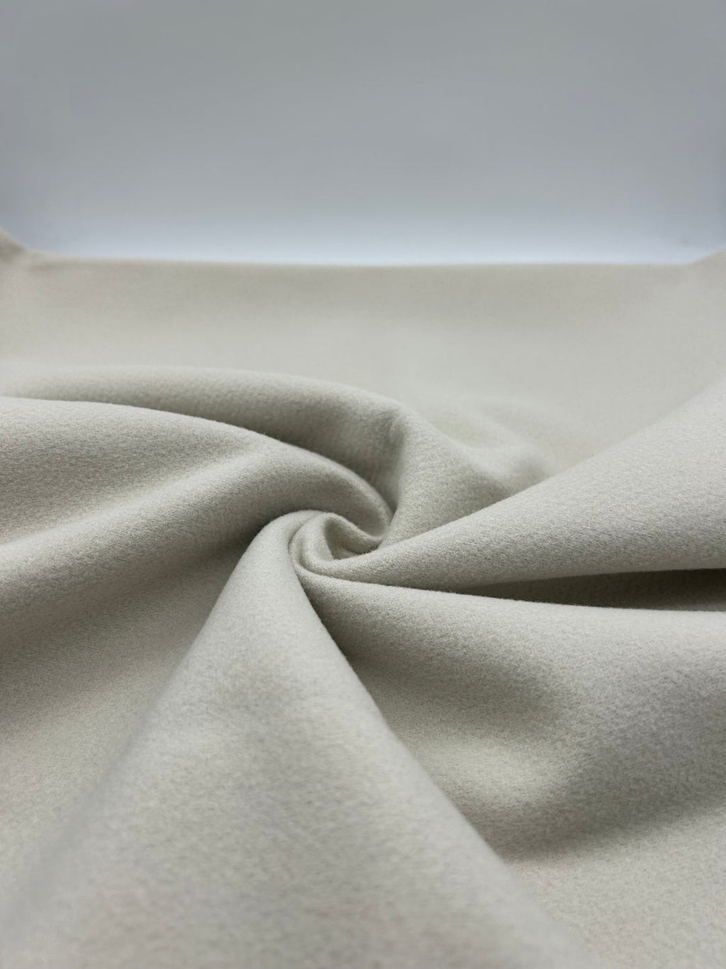 Wool-Blend Coating Fabric in Stone - 59" wide, sold by the yard