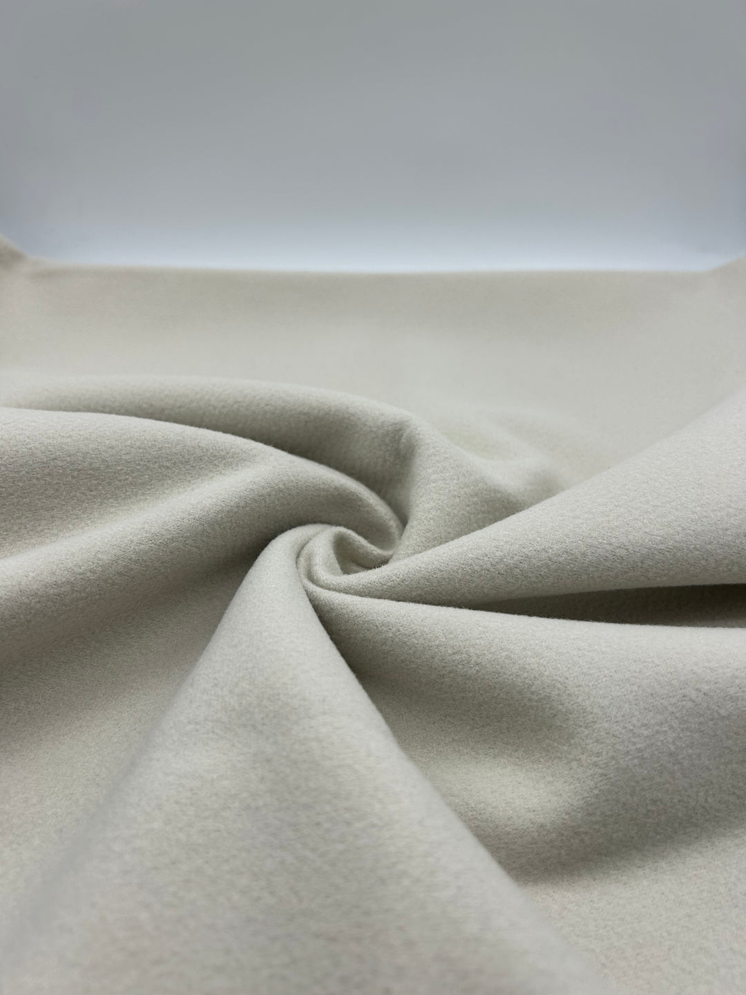 Wool-Blend Coating Fabric in Stone - 59" wide, sold by the yard