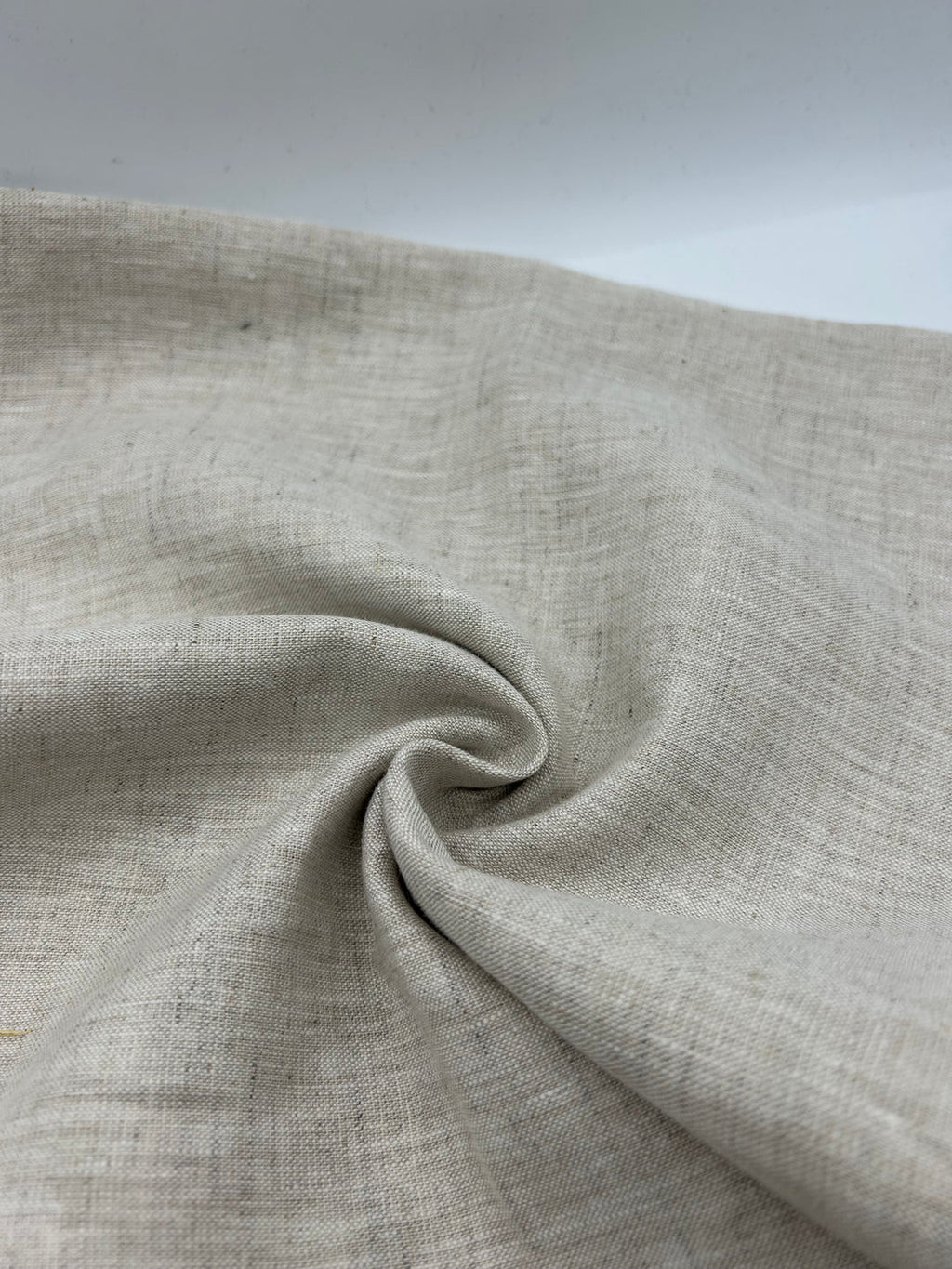 100% Linen Fabric in Natural - 57" wide, sold by the yard