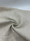 100% Linen Fabric in Natural - 57" wide, sold by the yard