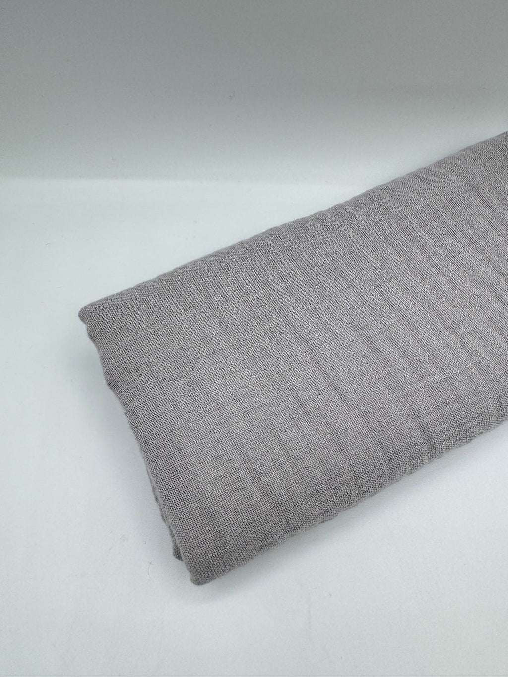 Double Gauze Muslin Fabric in Light Grey - 57" wide, sold by the yard