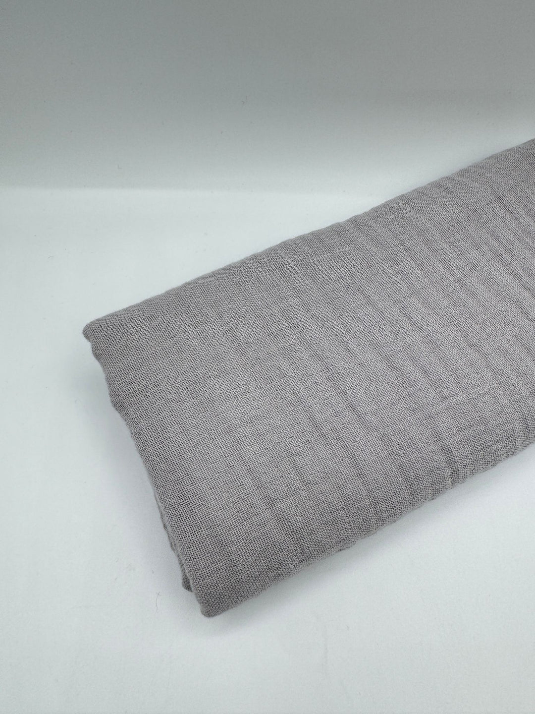 Double Gauze Muslin Fabric in Light Grey - 57" wide, sold by the yard