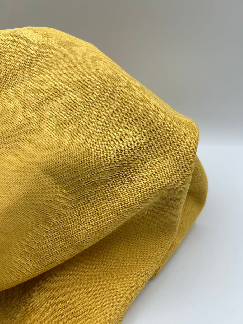 Viscose Linen Fabric in Yellow - 57" wide, sold by the yard