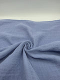 4-Layer Muslin Fabric in Blue - 57" wide, sold by the yard