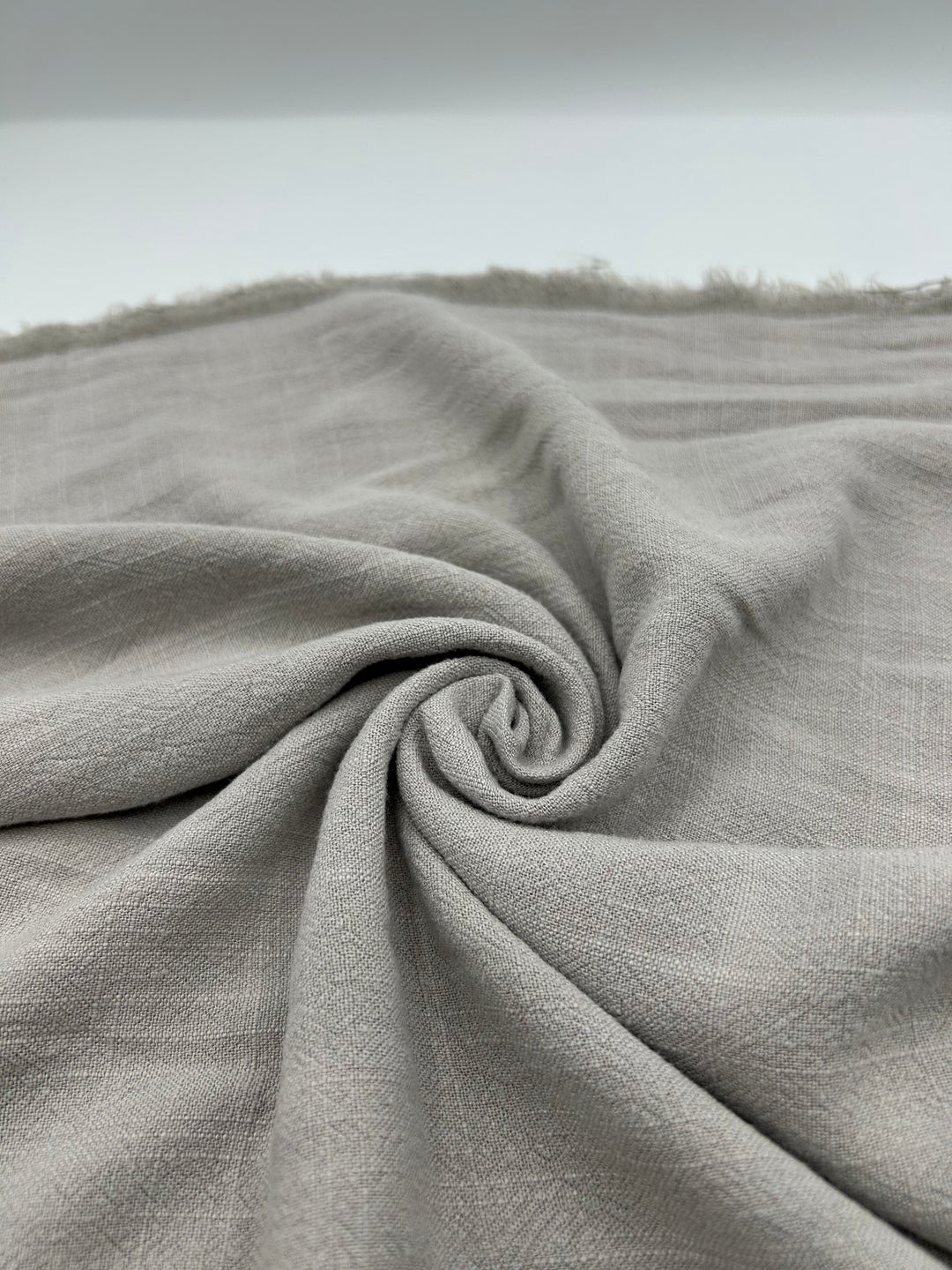 Viscose Linen Fabric in Grey - 57" wide, sold by the yard