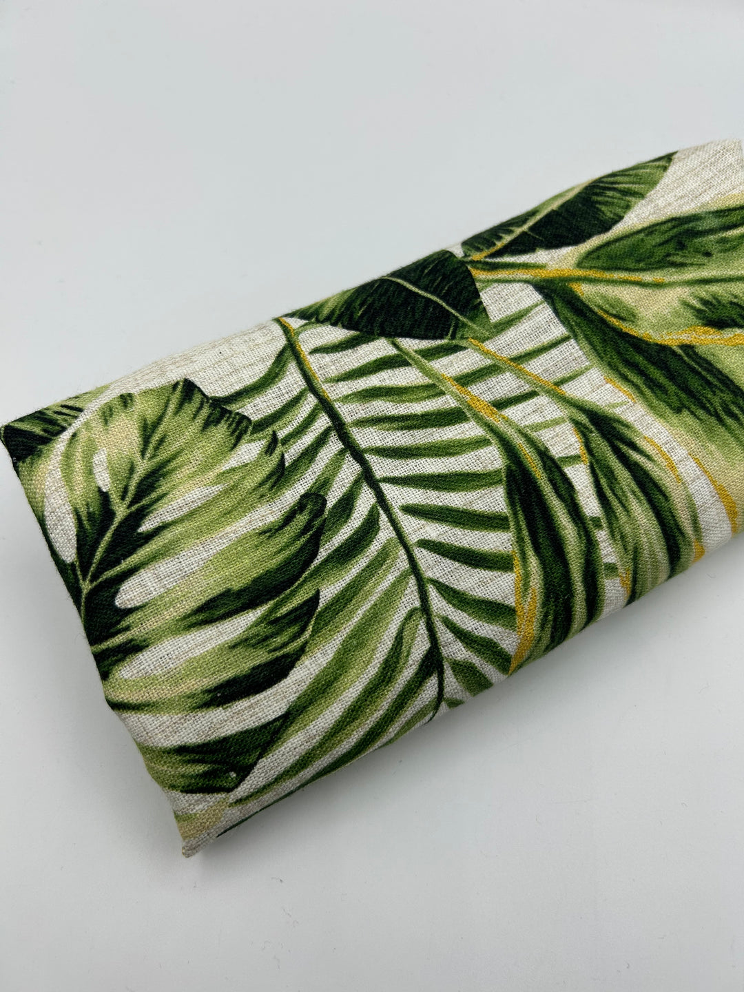 Printed 100% Linen Fabric in Palm Grove - 57" wide, sold by the yard
