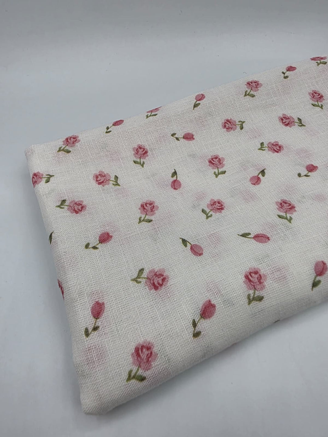 Printed Cotton Linen Fabric in Rose Garden - 57" wide, sold by the yard