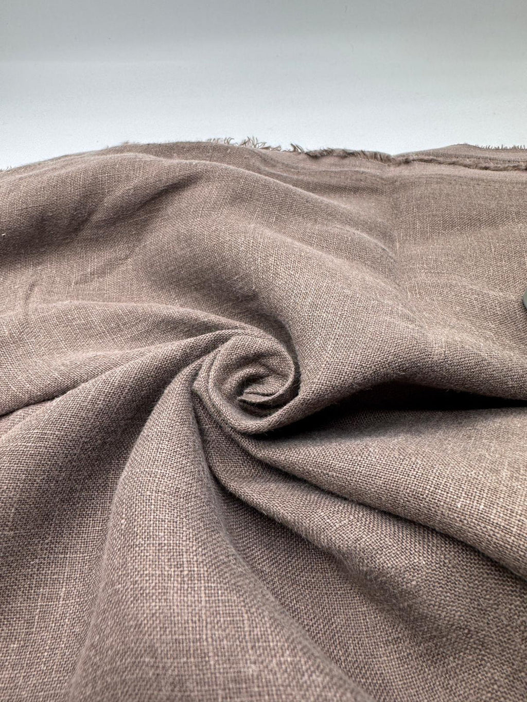 100% Linen Fabric in Rosewood - 57" wide, sold by the yard