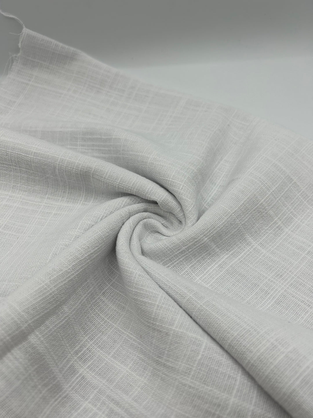 Cotton Linen Fabric in Soft White - 57" wide, sold by the yard