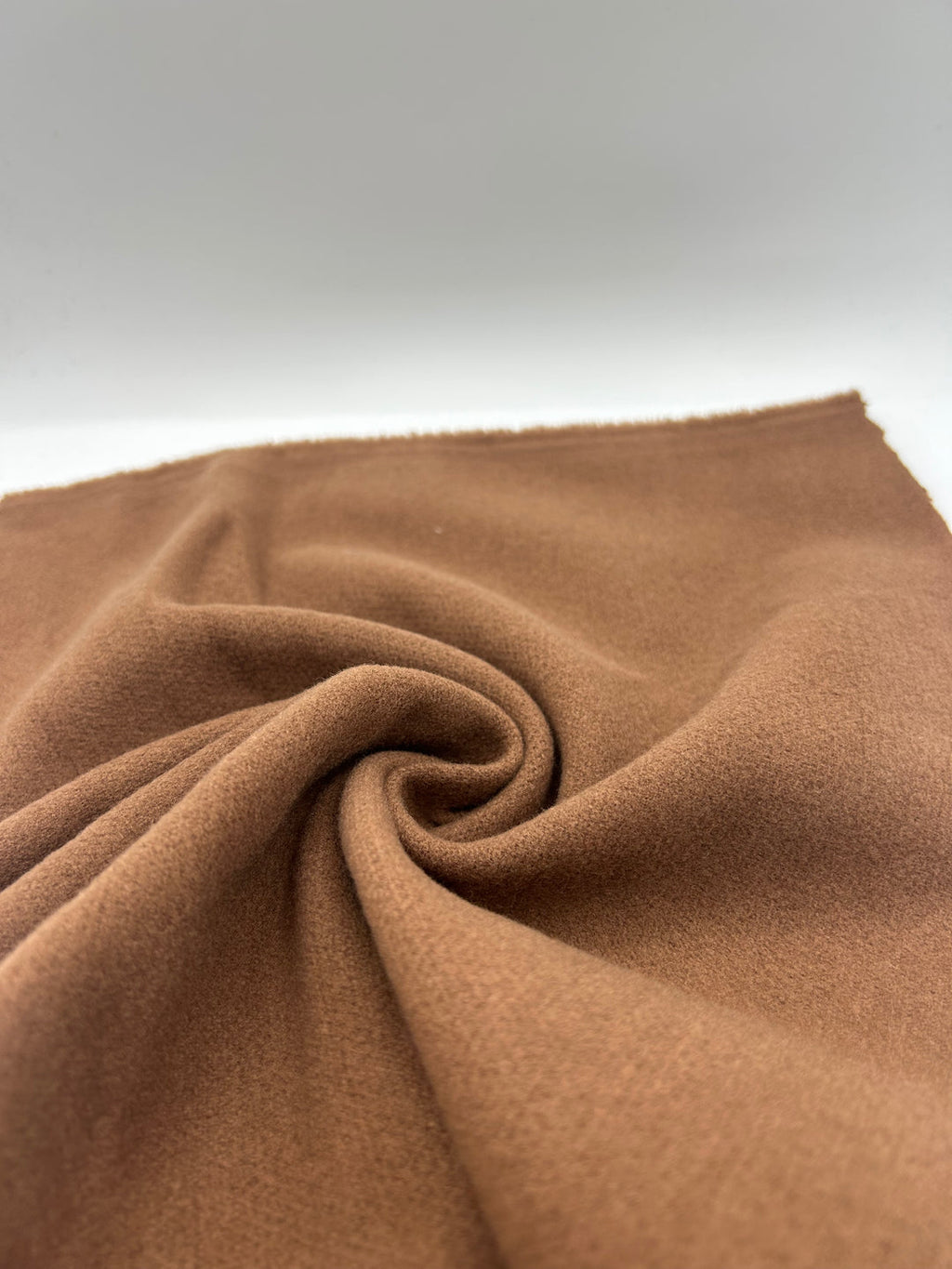 Wool-Blend Coating Fabric in Camel - 59" wide, sold by the yard