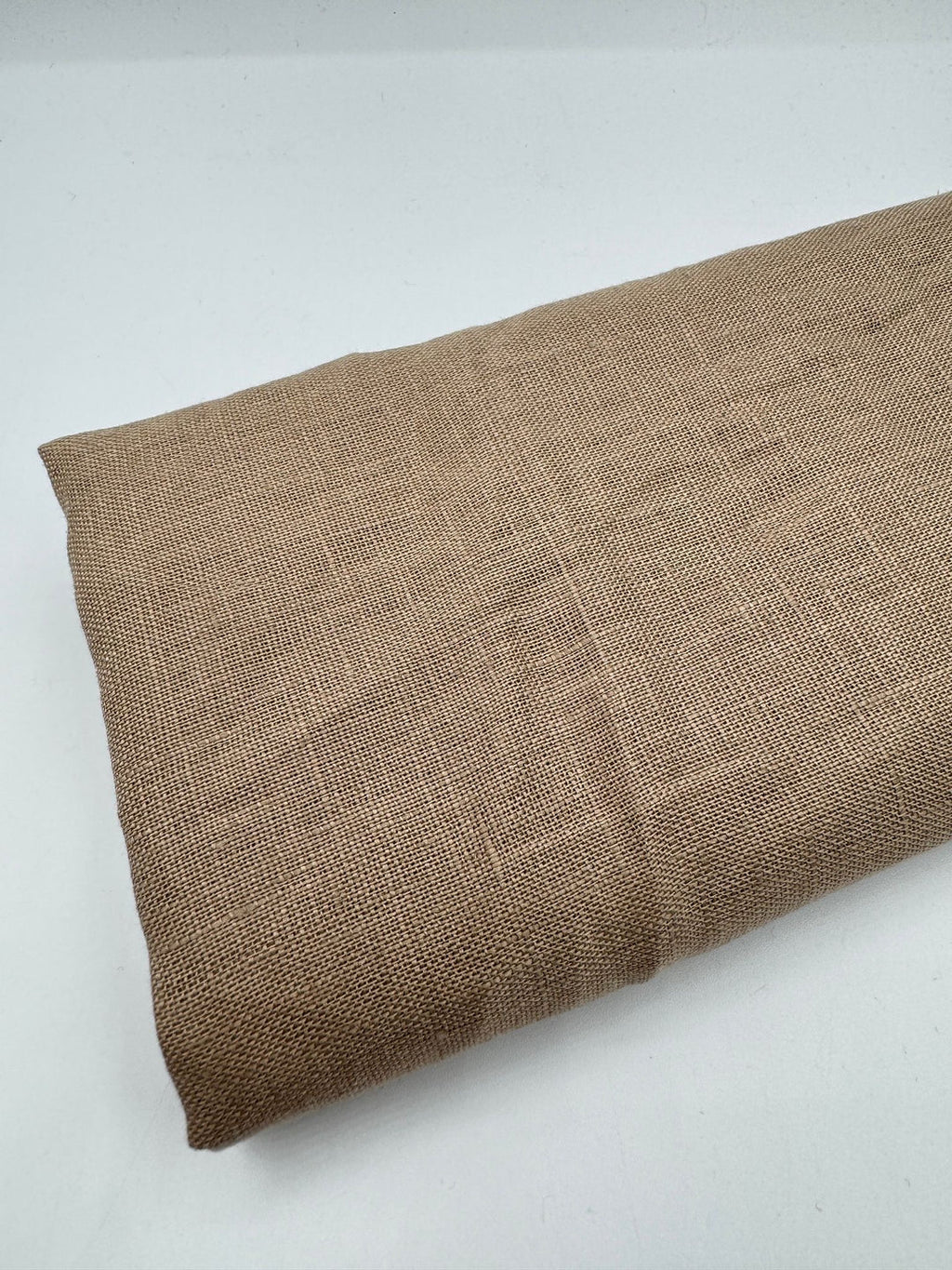 100% Linen Fabric in Caramel - 57" wide, sold by the yard