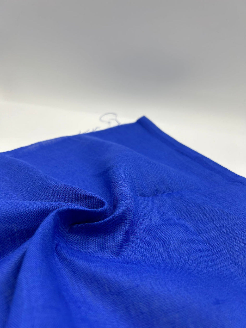 100% Linen Fabric in Saxe Blue - 57" wide, sold by the yard
