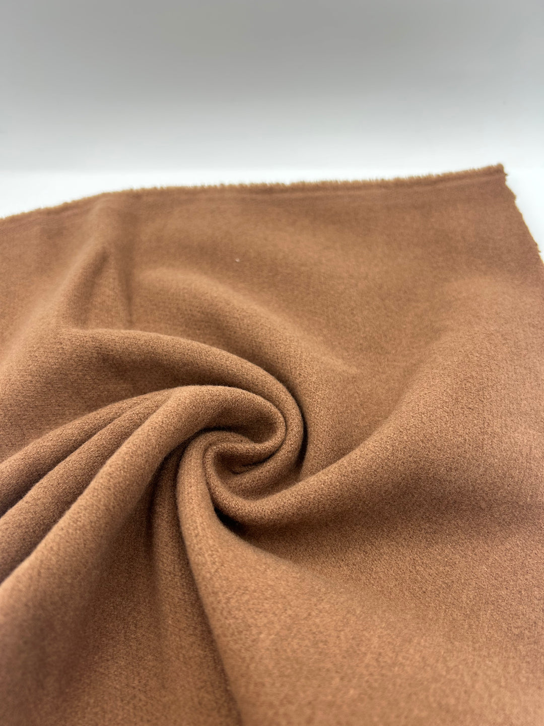 Wool-Blend Coating Fabric in Camel - 59" wide, sold by the yard