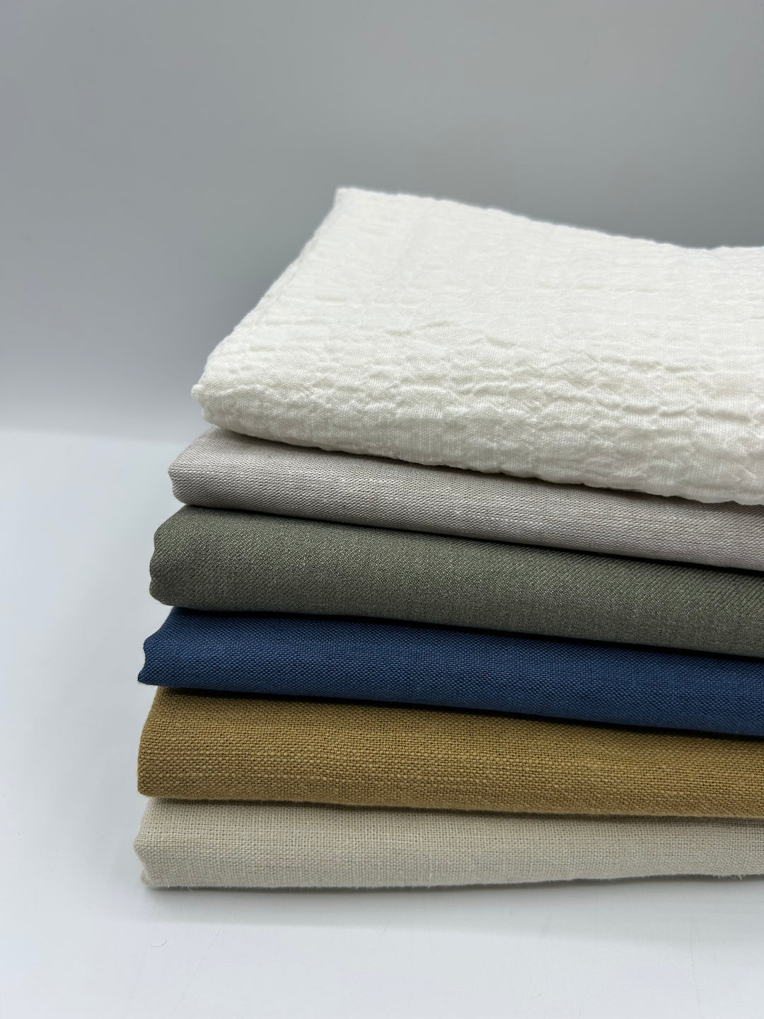 Cotton Linen Fabric in Natural - 57" wide, sold by the yard