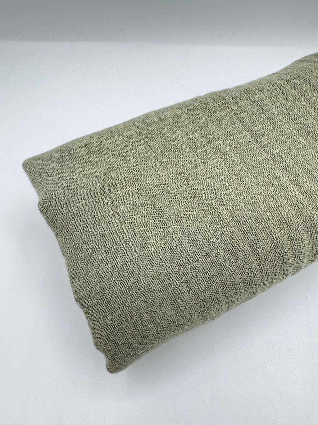Double Gauze Muslin Fabric in Dusty Sage - 57" wide, sold by the yard