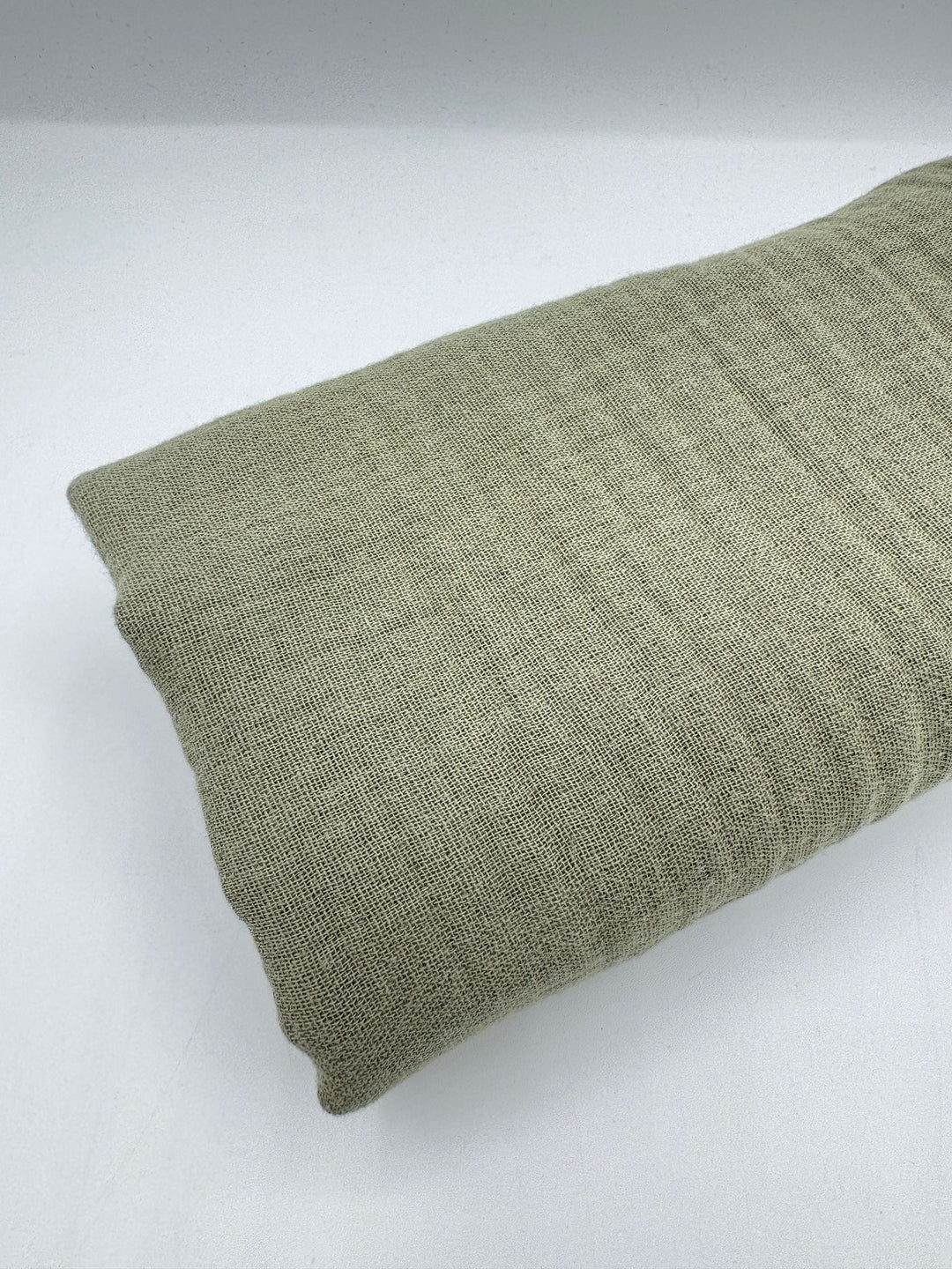 Double Gauze Muslin Fabric in Dusty Sage - 57" wide, sold by the yard