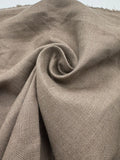 100% Linen Fabric in Mink - 57" wide, sold by the yard