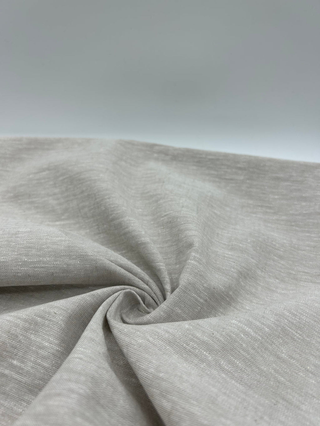 Cotton Linen Fabric in Natural - 57" wide, sold by the yard
