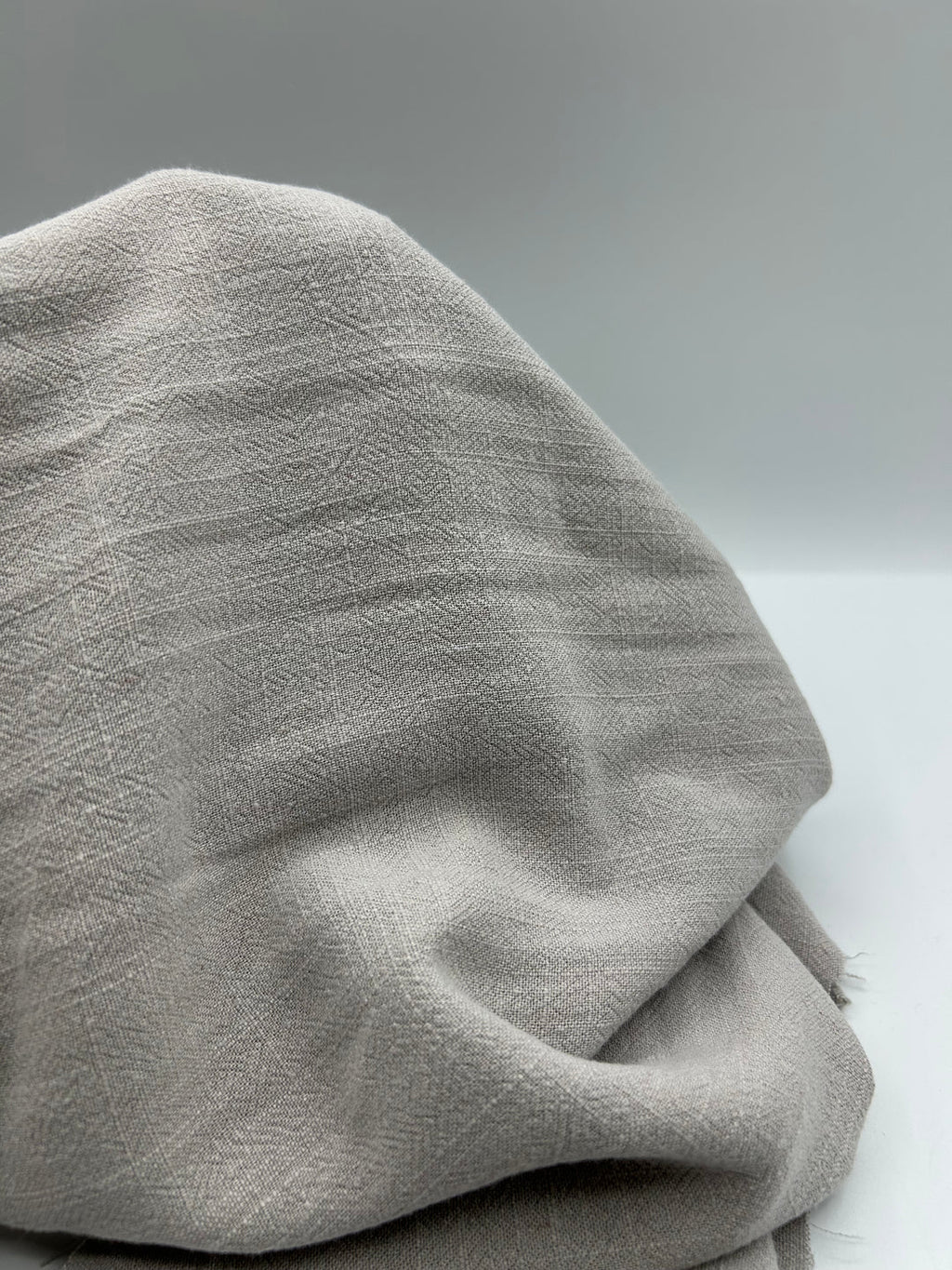 Viscose Linen Fabric in Grey - 57" wide, sold by the yard