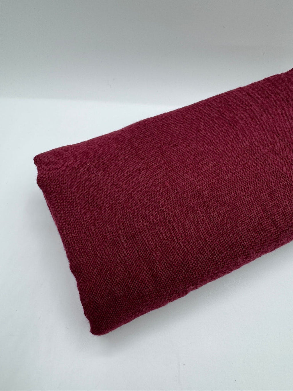 Double Gauze Muslin Fabric in Burgundy - 57" wide, sold by the yard