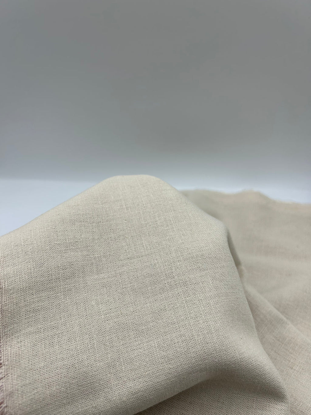 Viscose Linen Fabric in Vanilla - 57" wide, sold by the yard